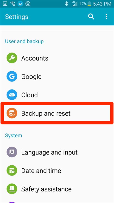 Does my Google Account backup my contacts?