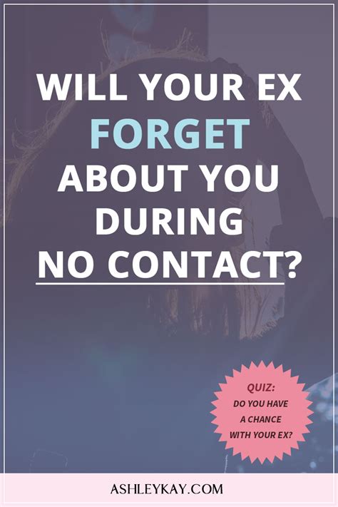 Does my ex forget me during no contact?