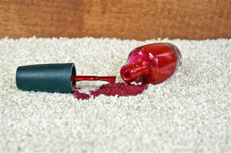 Does nail polish remover stain carpet?