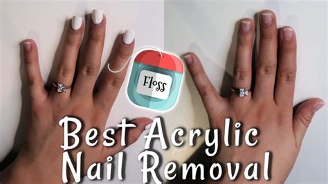 Does oil remove acrylic nails?