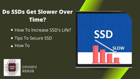 Does old SSD slow down?