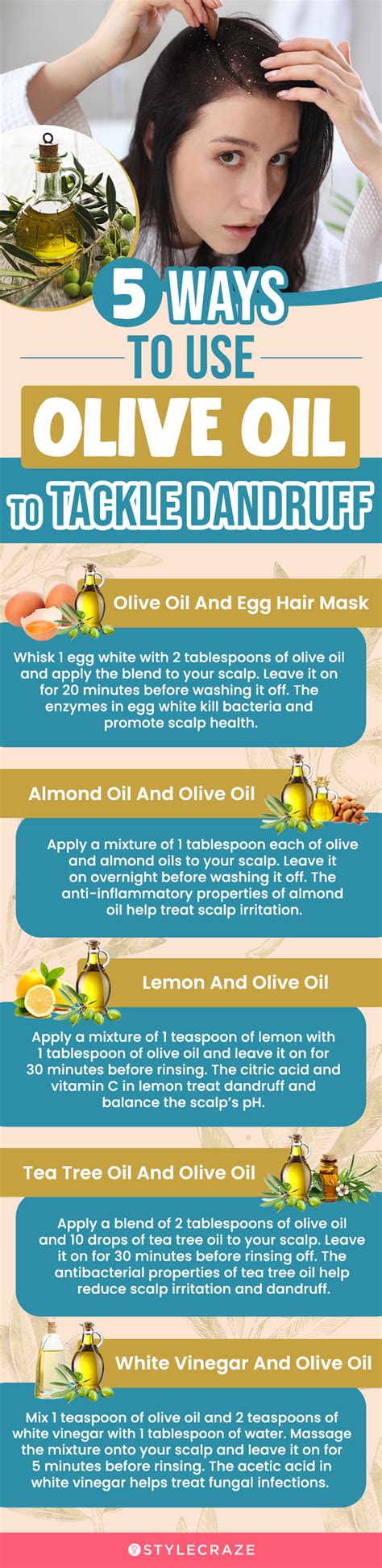 Does olive oil cause dandruff?