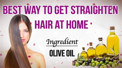 Does olive oil straighten hair?