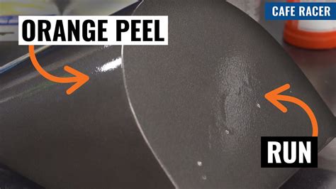 Does orange peel come from base coat or clear coat?