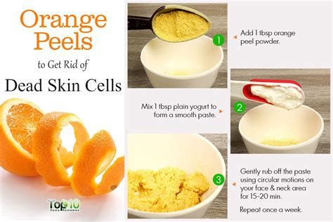 Does orange peel remove dead skin?