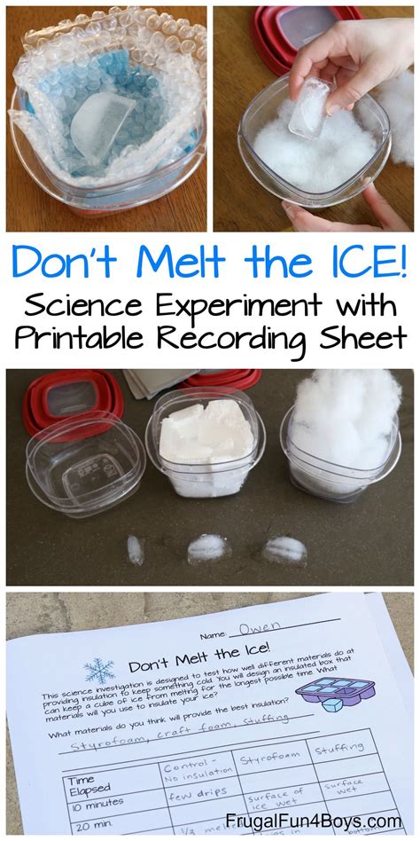 Does paper keep ice from melting?