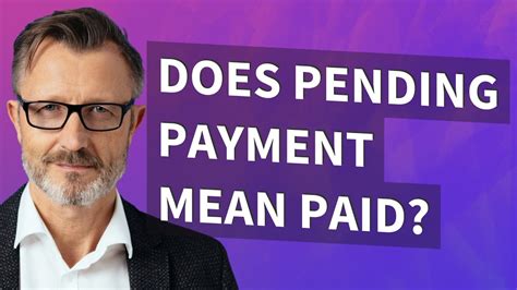 Does pending mean paid?