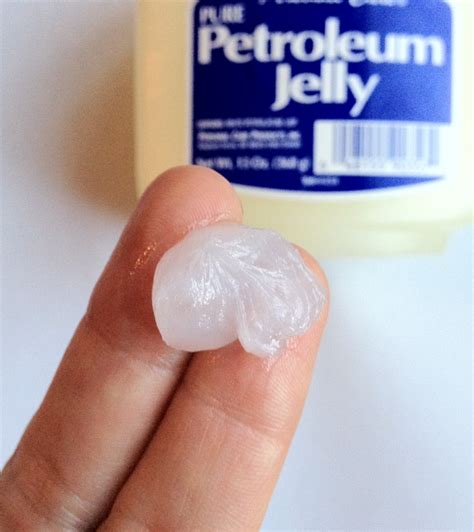 Does petroleum jelly dissolve glue?