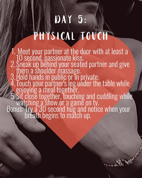 Does physical touch increase attachment?