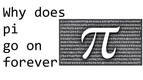 Does pi go on forever?