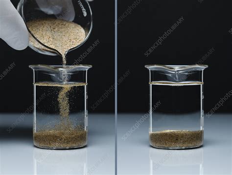 Does play sand dissolve in water?