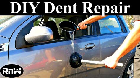 Does pouring boiling water on a dent work?