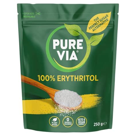 Does pure via stevia have erythritol?