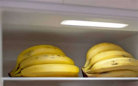 Does putting bananas in the fridge make them brown?