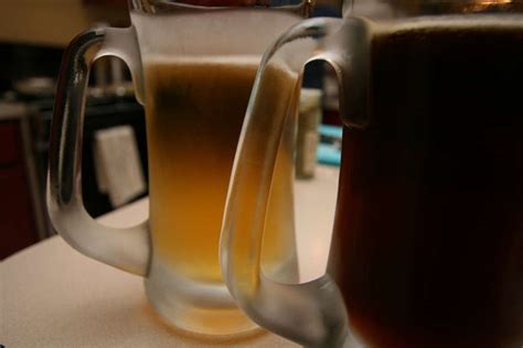 Does putting milk in a beer glass ruin it?