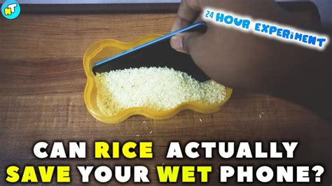 Does putting phone in rice help?