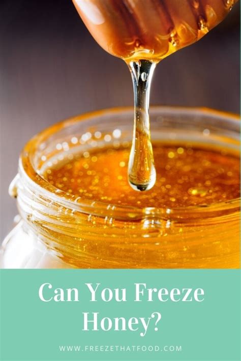 Does real honey freeze solid?