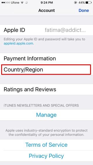 Does region matter for Apple ID?