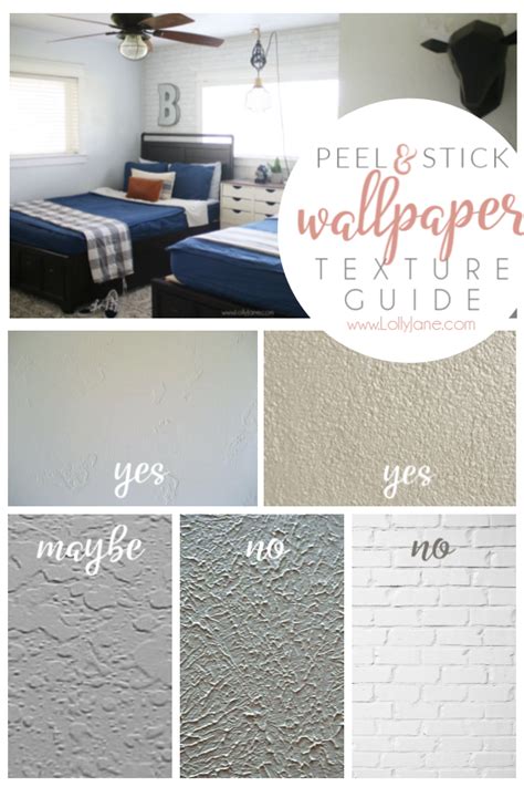 Does removable wallpaper work on textured walls?