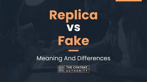 Does replica mean fake?