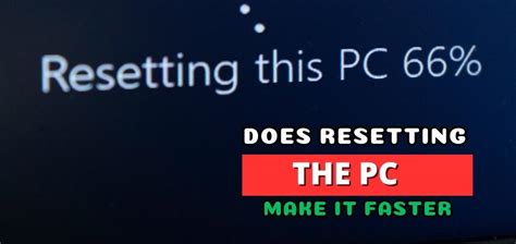 Does resetting PC make it faster?