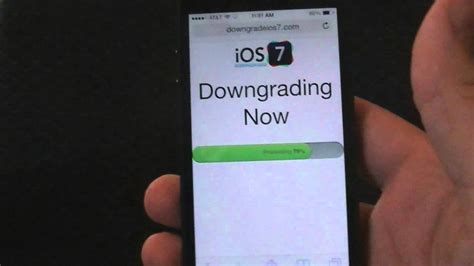 Does resetting iPhone downgrade iOS?