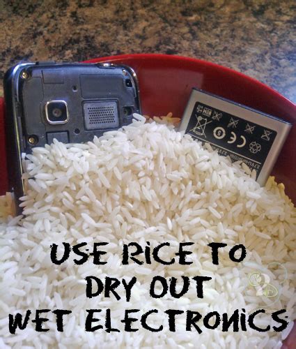 Does rice actually dry electronics?