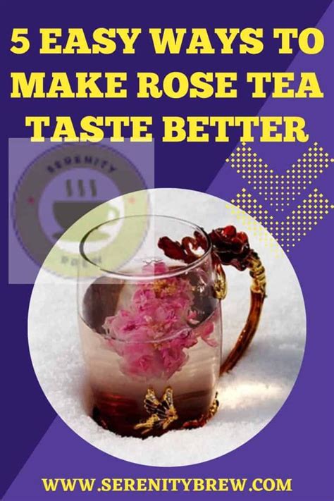 Does rose tea taste good?