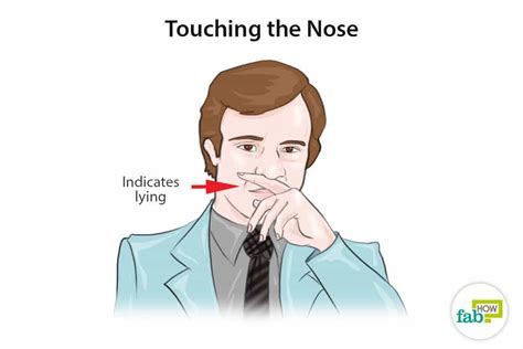 Does rubbing nose mean lying?