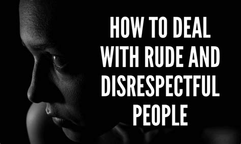 Does rude mean disrespect?