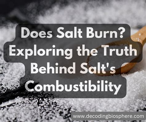 Does salt help with burns?