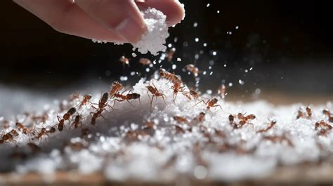 Does salt kill ants?