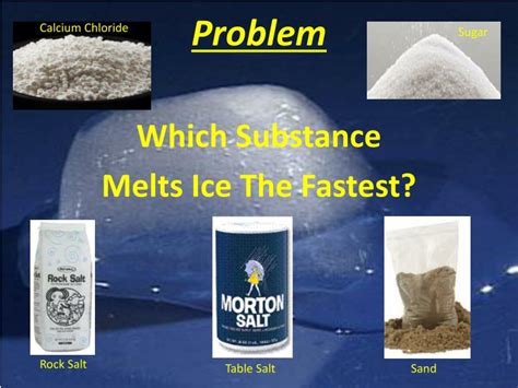 Does salt melt ice faster than sand?