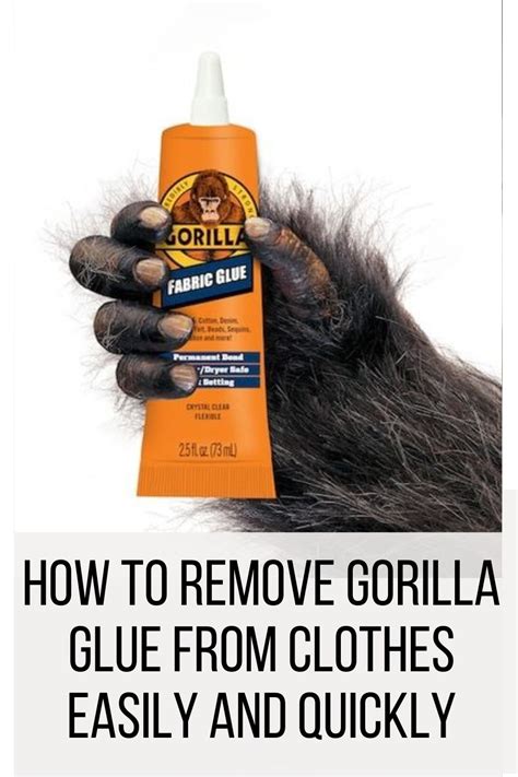 Does salt remove Gorilla Glue?