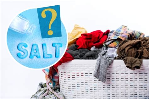 Does salt ruin black clothes?
