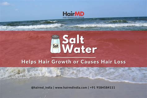 Does salt water cause hair fall?