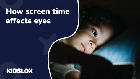 Does screen time affect eyes?