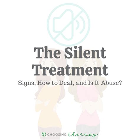 Does silent treatment hurt a woman?