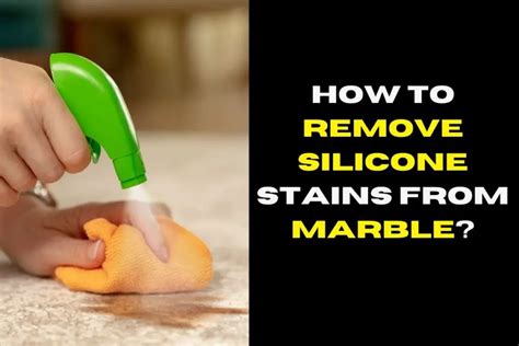 Does silicone stick to marble?