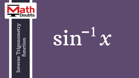 Does sin have an inverse?