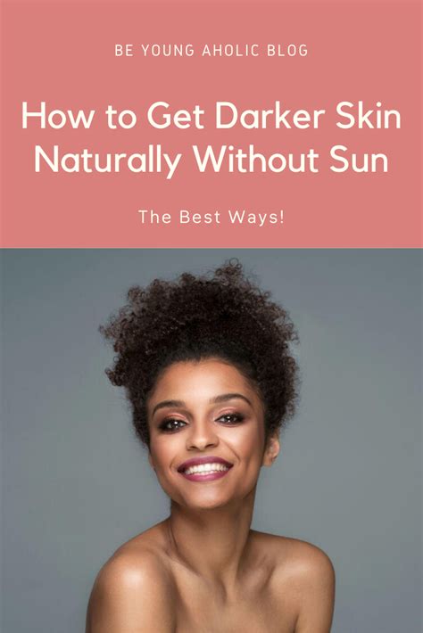Does skin naturally get darker?