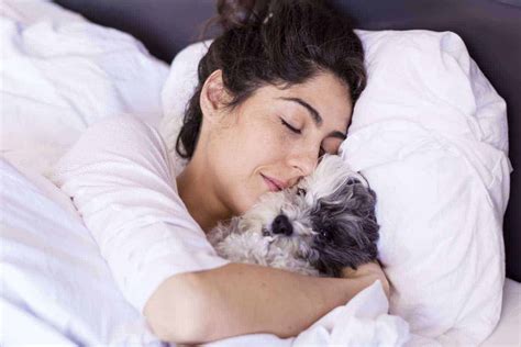 Does sleeping with dogs reduce stress?