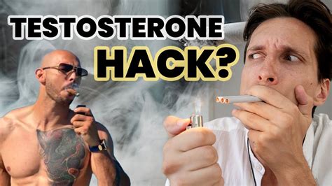 Does smoking increase testosterone?