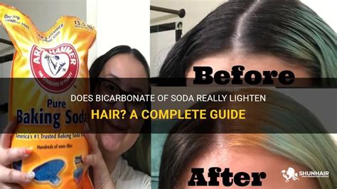 Does soda lighten hair?