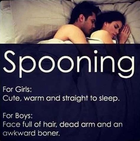 Does spooning mean he likes you?