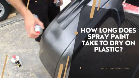 Does spray paint dry on plastic?