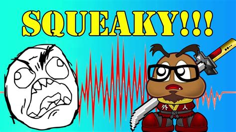 Does squeaky voice mean?