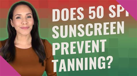 Does sunscreen stop tanning?