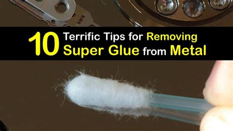 Does super glue damage metal?