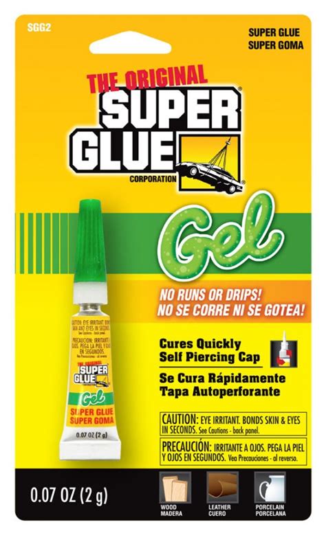 Does super glue gel dry clear?